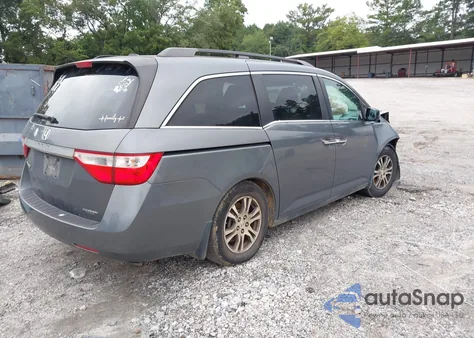 2012 Honda Odyssey Exl из США, поврежденный, VIN 5FNRL5H61CB105589